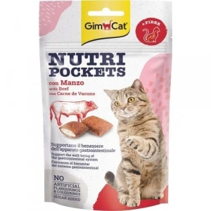Gimcat Nutripockets Kedi Ödülü Biftekli Malt 60 Gr