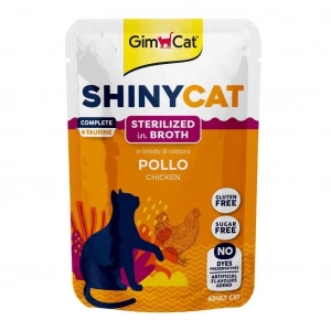 Gimcat Shinycat Pouch Sterilized Kısırlaştırılmış Tavuklu Kedi Yaş Maması 70 Gr