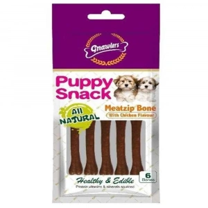 Gnawlers Chicken Flavor Meat Bone Köpek Ödülü 6 Lı
