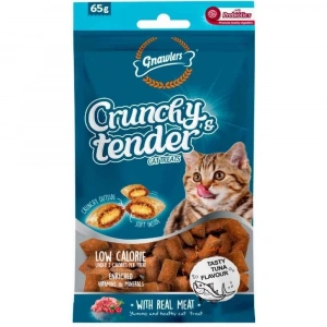 Gnawlers Kedi Ödülü Crunchy & Tender Ton Balıklı 65 Gr