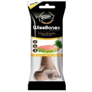 Gnawlers Wise Bone Köpek Ödül Kemiği Hindili 40 Gr