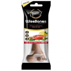 Gnawlers Wise Bone Köpek Ödül Kemiği Somonlu 40 Gr