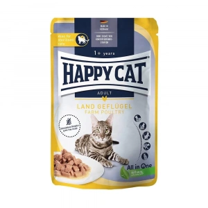 Happy Cat Tavuklu Tahılsız Kısırlaştırılmış Kedi Konservesi 85gr