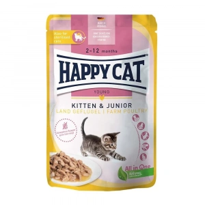 Happy Cat Tavuklu Tahılsız Yavru Kedi Konservesi 85gr