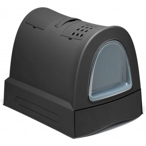 Imac Zuma Çekmeceli Kapalı Kedi Tuvaleti Antrasit