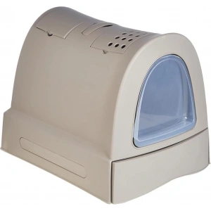 Imac Zuma Çekmeceli Kapalı Kedi Tuvaleti Gri