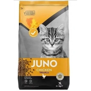 Juno Tavuklu Yavru Kedi Maması 15 KG