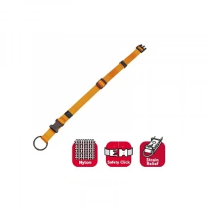 Karlie Kilitli Köpek Boyun Tasma 20-35 Cm Turuncu Xsmall