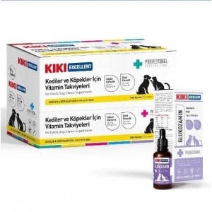 Kiki Excellent Kedi & Köpek Glukozamin, Kondroitin, Type II Kolajen, MSM 50 Ml