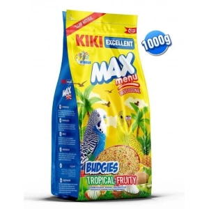 Kiki Excellent Kuş Max Menu Tropikal Meyveli Muhabbet Yemi 1000 Gr
