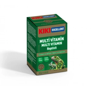 Kiki Excellent Sürüngen ve Amfibiler İçin Muzlu Kalsium Tozu 100 Gr
