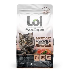 Loi Somon Ve Karidesli Kısırlaştırılmış Kedi Maması 2 Kg