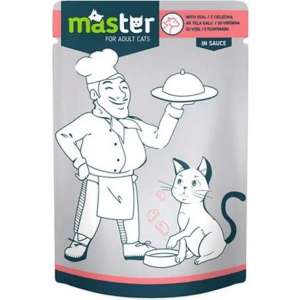 Master Pouch Dana Etli Yetişkin Kedi Konservesi 80gr