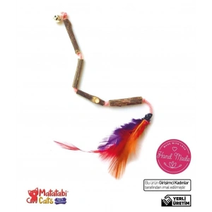Matatabi Cats İpli Tüylü Çubuk Kedi Oyuncağı