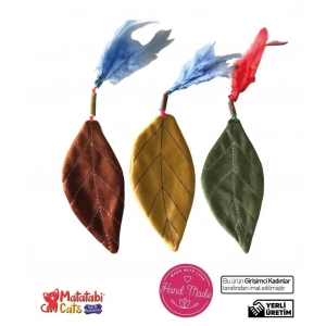 Matatabi Cats Leafy Yaprak Şeklinde Hışırtılı Kedi Oyuncağı