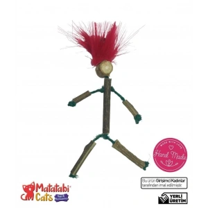 Matatabi Cats Matiko İnsan Şeklinde Kedi Stick Oyunağı