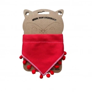 Minik Paw Bubble Kırmızı Fular