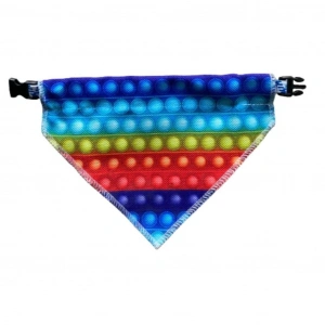 Minik Paw Kartela Renkli Noktalı Fular