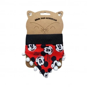 Minik Paw Mickey Kırmızı Fular