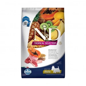 N&D Tropical Selection Kuzu Etli ve Tropikal Meyveli Mini Irk Yetişkin Köpek Maması 5 Kg