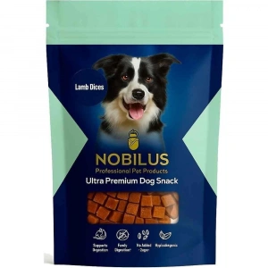 Nobilus Köpek Ödül Maması Kuzu Etli Küpler 80 Gr