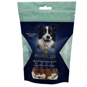 Nobilus Köpek Ödül Maması Tavşan ve Kalsiyum Kemikli Sargı 80 Gr