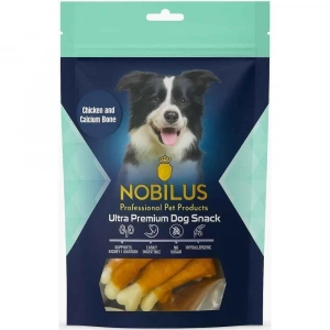 Nobilus Köpek Ödül Maması Tavuk ve Kalsiyum Kemikli Sargı 80 Gr