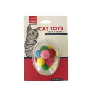 Nunbell Kedi Oyuncağı Gökkuşağı Top