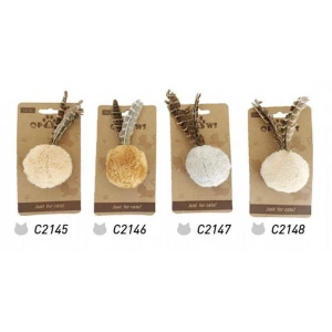 Nunbell Kedi Oyuncağı Tüylü Top