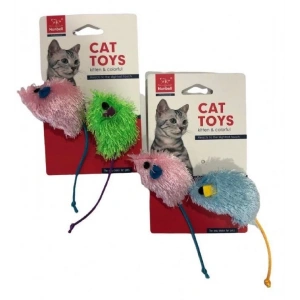 Nunbell Renkli Tüylü Fare 2Li