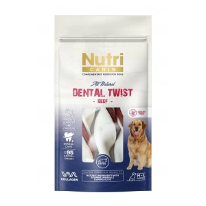 Nutri Canin Dental Twist Biftekli Diş Sağlığı Köpek Ödülü 120 Gr