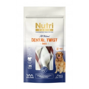 Nutri Canin Dental Twist Ördekli Diş Sağlığı Köpek Ödülü 120 Gr