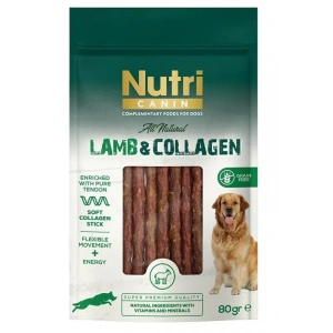 Nutri Canin Kuzu Etli ve Kolajenli Tahılsız Köpek Et Ödülü 80 Gr