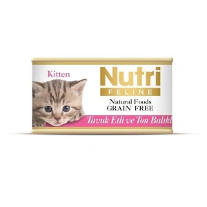 Nutri Tahılsız Tavuk Etli Ton Balıklı Yavru Kedi Konservesi 85 Gr