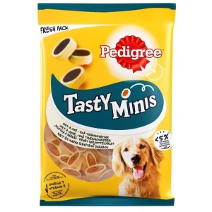 Pedigree Tasty Minis Sığır Etli ve Peynirli Köpek Ödül Maması 140gr