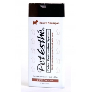 Pet Esthe Renk Onarım Sistemi Kahverengi Köpekler için Şampuan 400 ml
