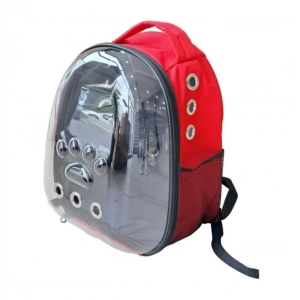 Pet Pretty Eco Astronot Taşıma Çantası Kırmızı