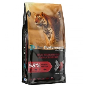 Pro Performance Kısırlaştırılmış Kuzulu Kedi Maması 15 Kg