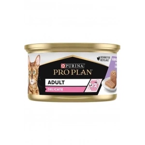 Pro Plan Delicate Hindi Etli Yetişkin Kedi Konservesi 85gr