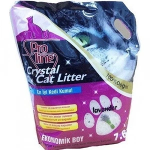 Proline Silika Lavanta Kokulu Kristal Kedi Kumu 7,6 Lt