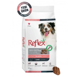 Reflex Duo Protein Somonlu ve Kuzu Etli Orta Irk Yetişkin Köpek Maması 10 Kg