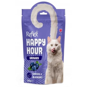 Reflex Happy Hour İdrar Yolu Destekleyici Tavuklu Kedi Ödül Maması 60 Gr