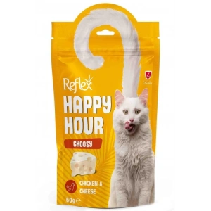 Reflex Happy Hour Tavuklu Peynirli Kedi Ödül Maması 60 Gr