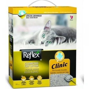 Reflex Klinik Özel Tanecik Formüllü Süper Hızlı Topaklanan Kedi Kumu 10lt