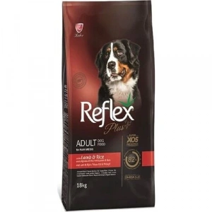 Reflex Plus Adult Lamb Büyük Irk Kuzu Pirinç Yetişkin Köpek Maması 18 Kg