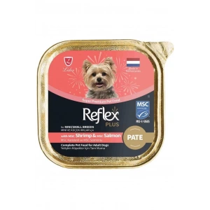 Reflex Plus Karidesli ve Somonlu Küçük Irk Yetişkin Köpek Konservesi 85gr