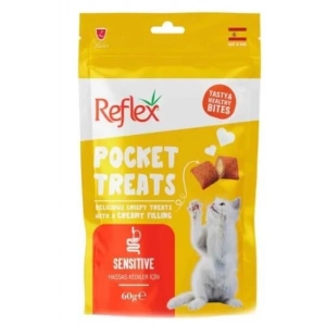Reflex Pocket Treats Sensitive Kedi Ödül Maması 60gr