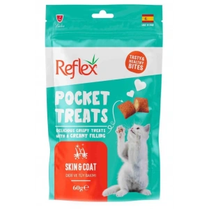 Reflex Pocket Treats Skin and Coat Kedi Ödülü 60 gr