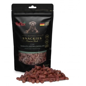 Reflex Snackies Füme Dana Etli Köpek Eğitim Lokmaları 170 Gr