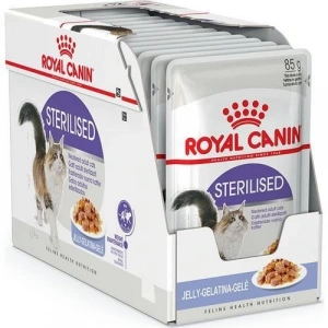 Royal Canin Jelly Sterilised Kısırlaştırılmış Yaş Kedi Maması 85 Gr 12 Adet